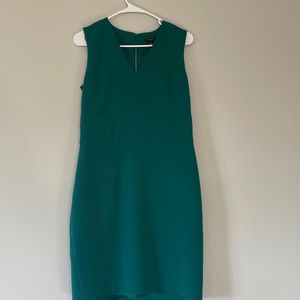 Teal Anne Taylor sheath dress size 4P